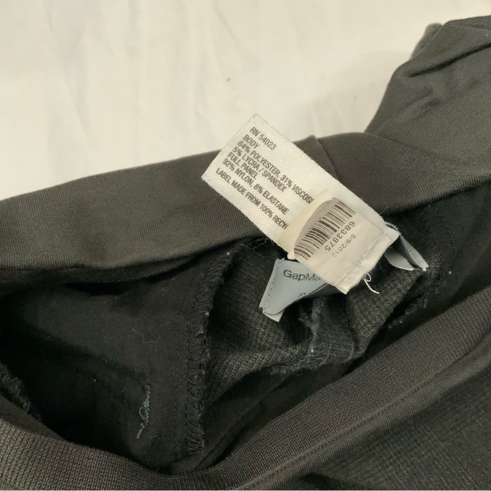 Gap Maternity 00R Stretch Perfect Trouser Pants Gray Full Panel Career To Casual - Picture 7 of 13